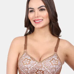 Amour Secret Self Design Non Padded Non-Wired Full Coverage Seamless T-shirt Bra image 3