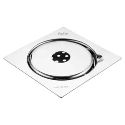 Ruhe Gemini 6x6 inch Stainless Steel 304 Gloss Finish Square Floor Drain with Hinge &a; Hole, 16-0509-88-picture-36