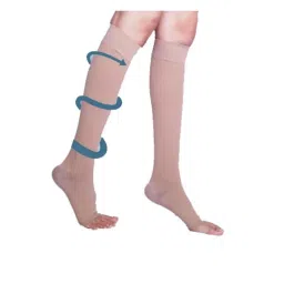 Sorgen Royale Microfiber Class 1 Knee Length Medical Compression Stockings, SMCS1315, Size: XXL-picture-25