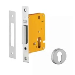 Dorset Stainless Steel Lacquered Brass Deadbolt Mortise Lock, ML 112 NI (Pack of 3)-picture-13