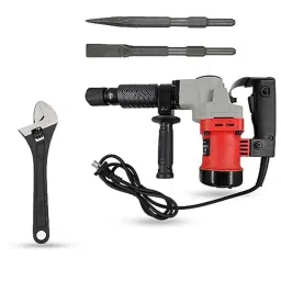 Hillgrove 1200W Demolition Hammer Concrete Breaker with 2 Bits &a; 8 inch Adjustable Wrench, HGCM1399-picture-0