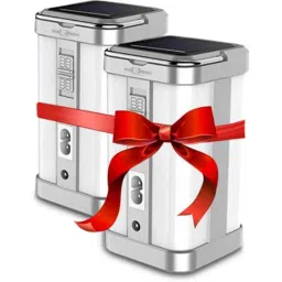Pick Ur Needs 40W Four Side Tube Silver Rechargeable Lantern Emergency Light, 860s (Pack of 2)-picture-0