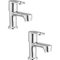 Prestige Prime Brass Chrome Finish Silver Pillar Cock (Pack of 2)-image-56