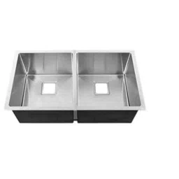 Rigwell Lifetime 32x18x10 inch Satin Stainless Steel Double Bowl Handmade Kitchen Sink-image-62