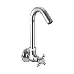 ZAP Brass Chrome Finish 360 Degree Spout Sink Cock for Kitchen-image-29