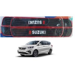 SureStrive 4 Pcs PVC &a; Rubber Black Car Door Sill Plate Set for Maruti Suzuki Ertiga New All Model-20