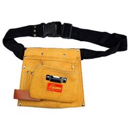 Globus 8.9x5 inch Leather Tool Bag with 5 Pockets-21
