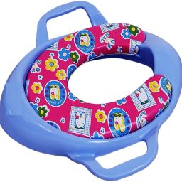 New Born Soft cushioned portable baby Potty Seat for Toilet training | Easy grip support handles Potty Seat-14