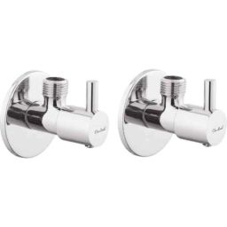 Cloudtail by Prestige Turbo CDT7117 Brass Chrome Finish Silver Wall Mounted Angle Valve with Wall Flange (Pack of 2)-image-17