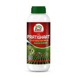 EBS Pratighaat 1 Litre 2-4 D Amine Salt 58% SL Broad Spectrum &a; Selective Herbicide (Pack of 2)-image-1