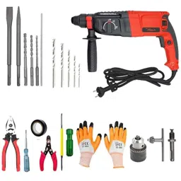 Hillgrove HGCM32M1 1200W 26mm Hammer Drill Machine Kit-32