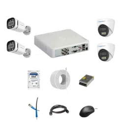 Cybernautt 2.4MP Full HD Indoor/Outdoor CCTV Kit with 4 Channel 5MP DVR, 500GB HDD &a; Other Accessories-39