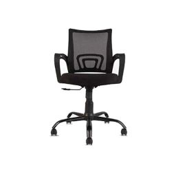 YTT Zenith Mesh Medium Back Black Ergonomic Chair, CBHKFOC1119-11