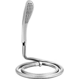 Cloudtail by Prestige Fish Plastic Chrome Finish Hand Shower with 1.5m Stainless Steel Shower Tube &a; Wall Hook-image-33