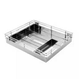 Harrison 380x500x100mm Stainless Steel Chrome Plated Finish Perforated Cutlery Basket, 01105-picture-18