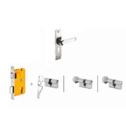 Dorset Hale HL HALE 190mm Stainless Steel Lock Set with KY Mortise Lever Lock (Pack of 3)-picture-27