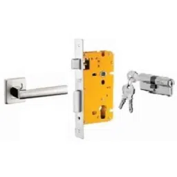 Dorset ML Series Cara 70mm Stainless Steel Door Handle Lock Set with Both Side Key Cylinder, ML CAR OR (Pack of 3)-image-46