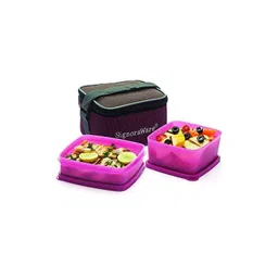 Signoraware Purple Quick Carry Lunch Box with Bag, 511-picture-7