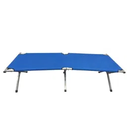 Desco 90x12x20cm Aluminium Blue Emergency Folding Bed, MBCB 402-picture-36