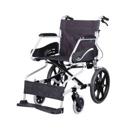 Karma SM-150.3 F16 100kg Aluminum Silver White Foldable Manual Wheel Chair, 132-00028-image-4