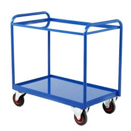 Suwas 150kg/Shelf 100x60x84cm Steel Material Handling Trolley, SU-MHT-004-18