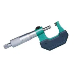 Insize Outside Micrometer for Left and Right Hand, Painted Frame, Range: 0-25 mm, 3236-25B image 2