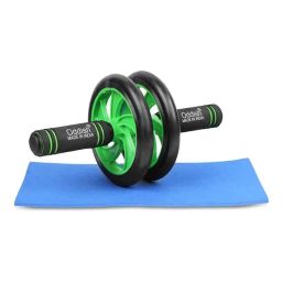 Oddish Green Anti Skid Double Wheel AB Roller with EVA Mat-19