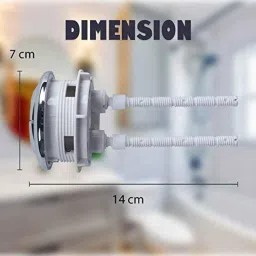 Elegant Casa 65mm Dual Push Flush Round Button for Toilet Water Tank image 5