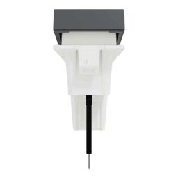Schneider Electric Miluz Zeta 10A 1 Module Polycarbonate &a; Polyamide Anthracite Switch with Indicator, MZSWI101M1W_AN image 2