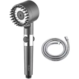 Cloudtail by Prestige Nexa Plastic &a; Stainless Steel Matt Finish Multifunctional 4 in 1 High Pressure Massage Hand Shower with 1.5m Stainless Steel Tube-30