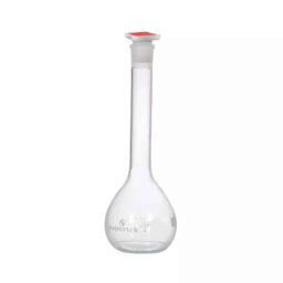 Supertek 250ml Borosilicate Glass 3.3 Class-A Transparent Wide Mouth Volumetric Flask with USP Calibration Certificate, 50.439.0250 (Pack of 2)-picture-11