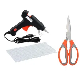 Hillgrove HGCM281M1 20W Electric Hot Melt Glue Gun with 10 Pcs Glue Stick &a; Scissor for Craft, Art &a; Decoration Work, HGCM542-image-47