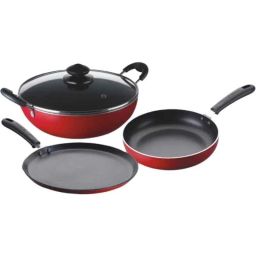 Bajaj Majesty Duo Non Stick Cookware Set (Pack of 5)-picture-45