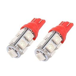 AOW 9 SMD (RED) LED Parking Bulb Pilot Light/License Plate car Lights For Maruti Suzuki Eeco (PAIR / 12V)-38