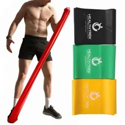 Healthtrek 3 Pcs Loop Resistance Band Set for Physiotherapy, 2023FRBS3-image-13