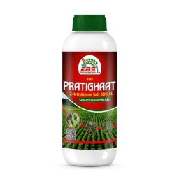 EBS Pratighaat 1 Litre 2-4 D Amine Salt 58% SL Broad Spectrum &a; Selective Herbicide (Pack of 10)-44