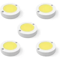 Fybros Zest 3W Polycarbonate Yellow Round Decoration Surface Light for Home, FLS5881B (Pack of 2)-30
