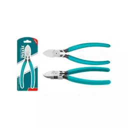 Total THT230512 5 inch CrV Silver &a; Blue Black Finish &a; Polish Cutting Pliers-picture-2