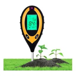 Ionix 4-in-1 Digital Soil Tester pH Meter with Sensor Prob for Sunlight Temperature, Home &a; Garden Plants, Range: 3.5-9 pH-33