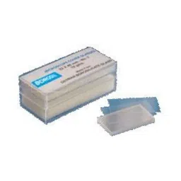 Borosil 100 Pcs 22x40mm Rectangular Cover Glass Box, 9115R01-27