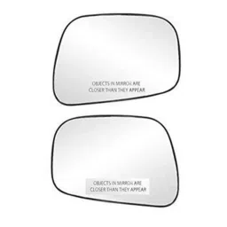 Car Accessories Hub 2 Pcs Driver &a; Co-Driver Both Side Car Door Sub Mirror Plate Set for Skoda Superb Grand New-image-94