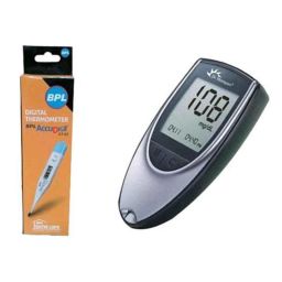 BPL Accudigit DT-02 Digital Thermometer &a; Dr. Morepen BG 03 Gluco One Monitor without Test Strips Combo-10