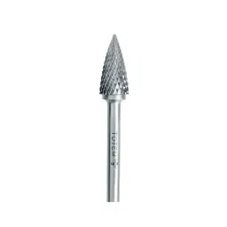 Totem 3x12.7mm SG/SPG Deluxe Cut Tree Shaped with Point End Carbide Rotary Burr, FAC0200710, Overall Length: 38 mm, Shank Diameter: 3 mm-picture-32
