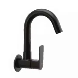 Cera Chelsea Metal Quarter Turn Single Lever Wall Mount Sink Cock, F1016251BM-26