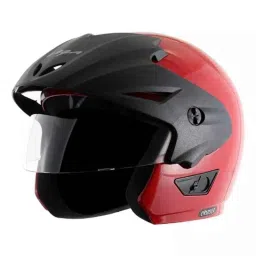 Vega Cruiser DX W/P ABS Red Open Face Helmet, Size: Medium-picture-37