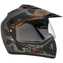 Vega Off Road Secret Dull Anthracite Motocross Helmet, Size: (L, 58 cm)-picture-30