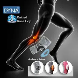 Dyna 3D X-Large Orange Knitted Knee Brace (Right), 0925-075 image 3