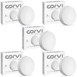 Corvi Surface 6 15W 3000K Warm White Ceiling Surface Light, HPCA34104 (Pack of 5)-image-88
