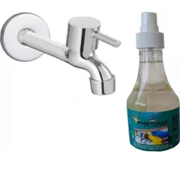 Fastgear Stainless Steel Chrome Finish Long Body Tap with Tap Shiner-image-55