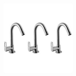 Fastgear Brass Chrome Finish Silver Sink Tap, FG1120 (Pack of 3)-image-35